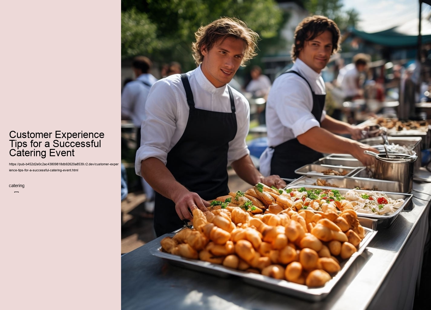 Customer Experience Tips for a Successful Catering Event