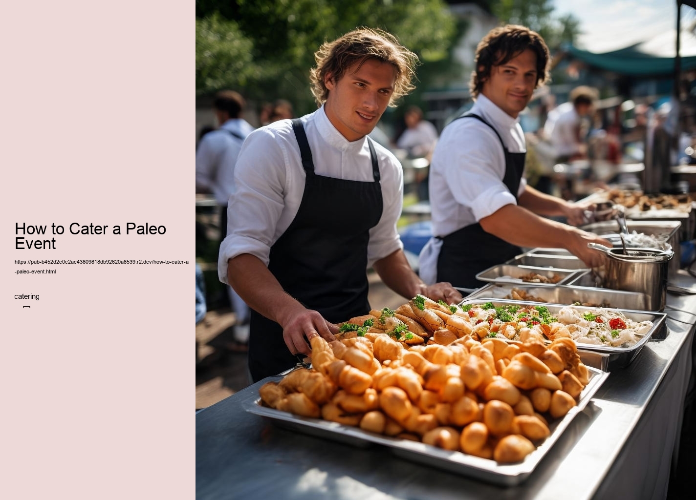 How to Cater a Paleo Event